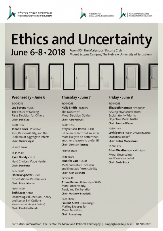 Ethics and Uncertainty