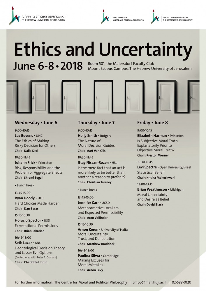 Ethics and Uncertainty